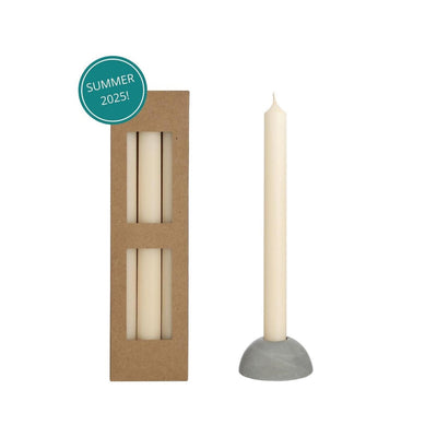 Ideas 4 Seasons Dinner Candle Bliss Cream, 3-teiliges Set