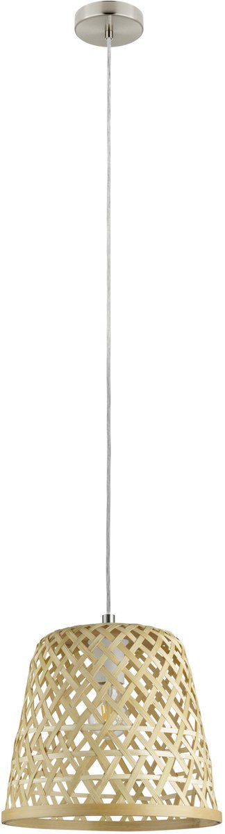 Eglo Kirkcolm Hängelampe - 1 Licht - ø30 cm - E27 - Nickel matt