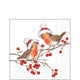 Ambiente Servietten 25cm Weihnachtsrotkehlchen