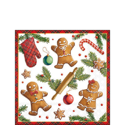 Ambiente Servietten 25cm Lebkuchen