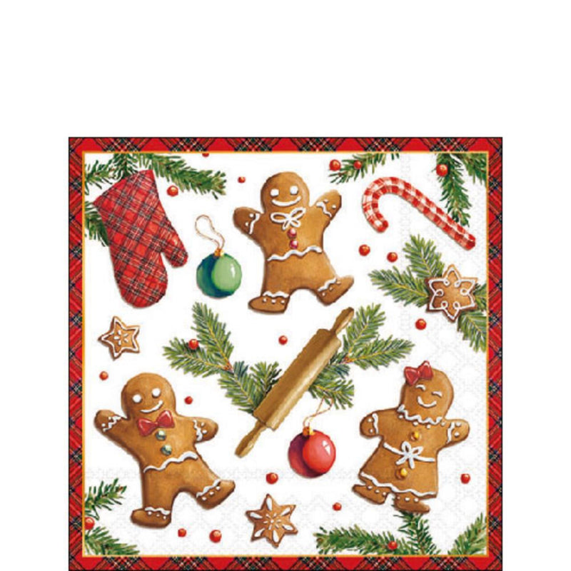 Ambiente Servietten 25cm Lebkuchen