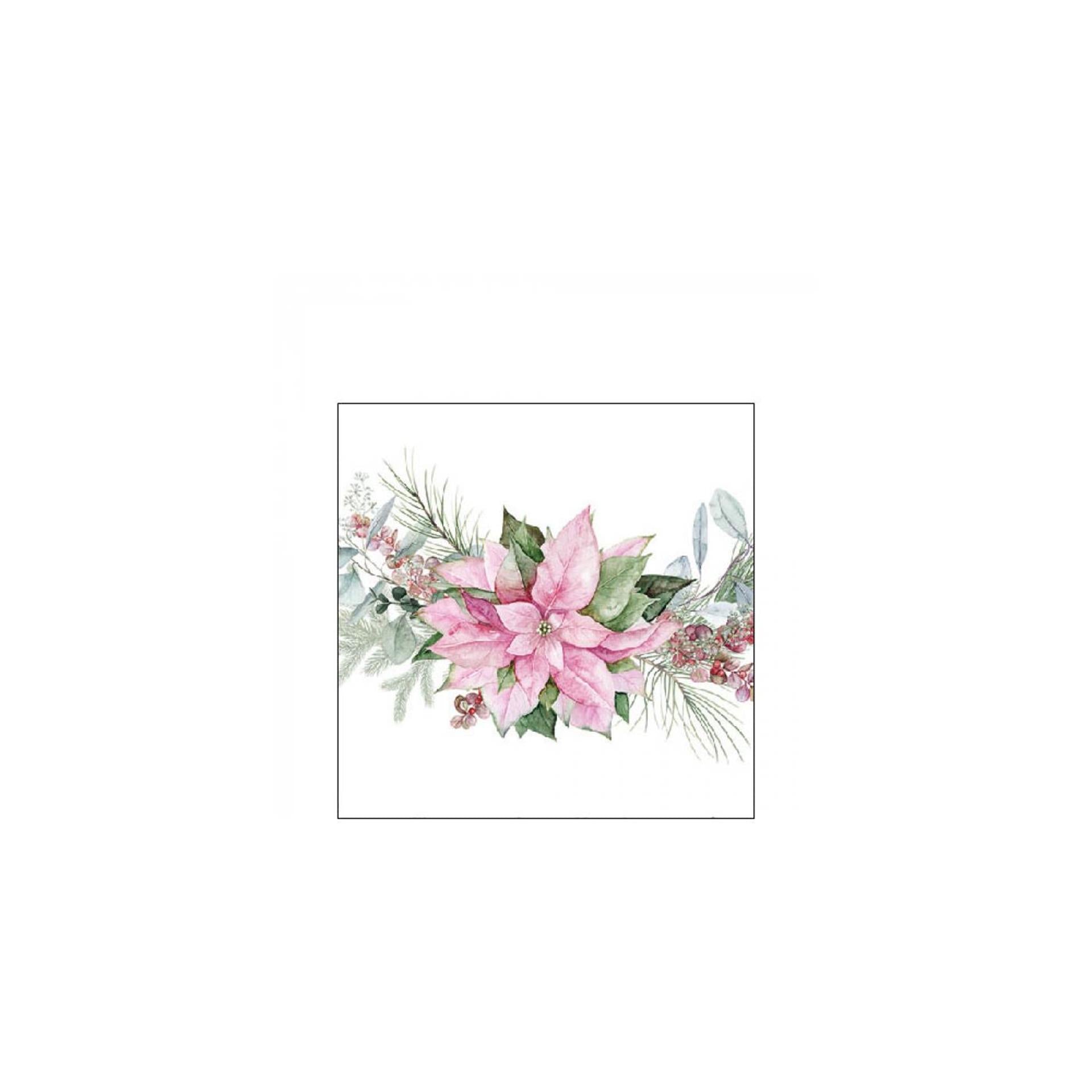 Ambiente Servietten 25cm rosa Weihnachtsstern