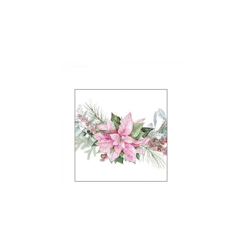 Ambiente Servietten 25cm rosa Weihnachtsstern