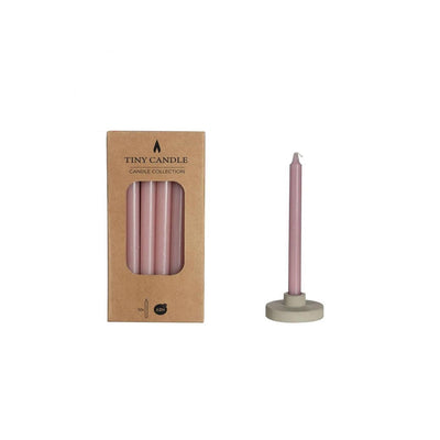 Ideen 4 Jahreszeiten Kerzen h14cmxø1,2cm lila 12er-Set