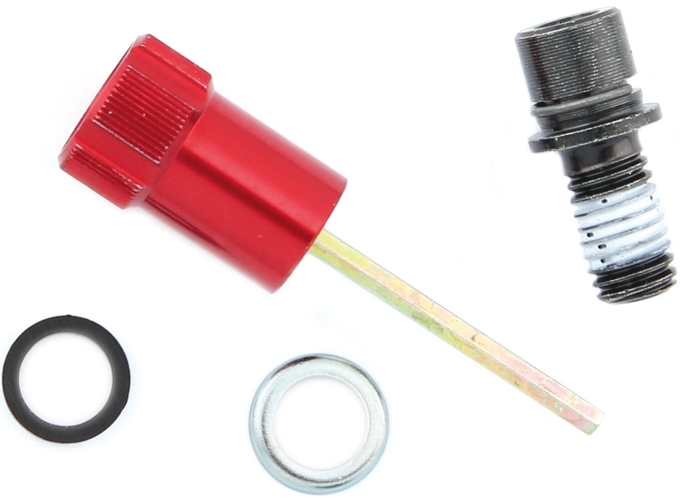 Rockshox Rebound einstellen. Knopf Alu r