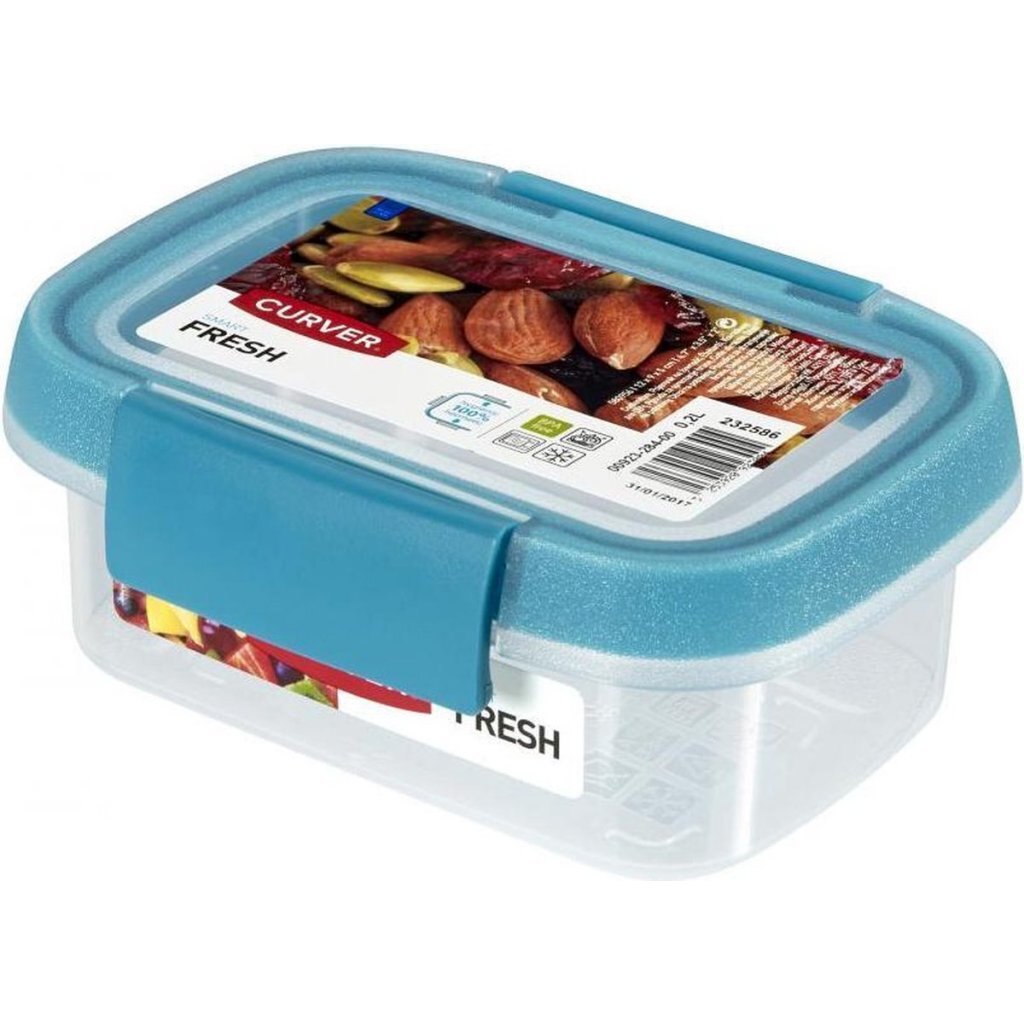 CHREVER CHREVER Frisch Verscholding Box 0,2 l blau transparent
