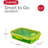 Curver Curver, um Sandwichbox 0,7 l zu gehen - afbeelding 2