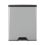 Curver Curver Pedal Bin Deco Rechteckige 65 l Silberfarbe - afbeelding 1