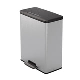 Curver Curver Pedal Bin Deco Rechteckige 65 l Silberfarbe - afbeelding 3