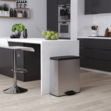 Curver Curver Pedal Bin Deco Rechteckige 65 l Silberfarbe - afbeelding 5