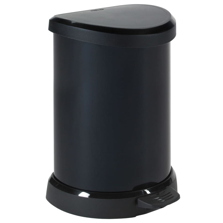 Curver Curver Pedal Bin mit Binnenmmer Deco 20 l Metallic Schwarz