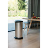 CHREVER CHRAVER Decobin Pedal Bin Ovaal 40L Silber Schwarz