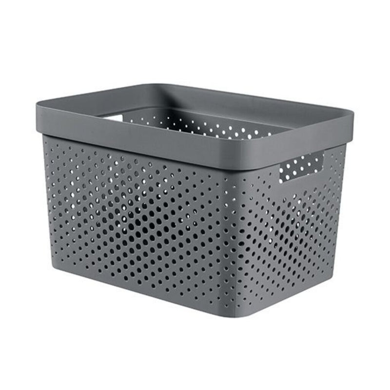 Curver Curver Infinity Dots Storagebox 17L Anthrazit
