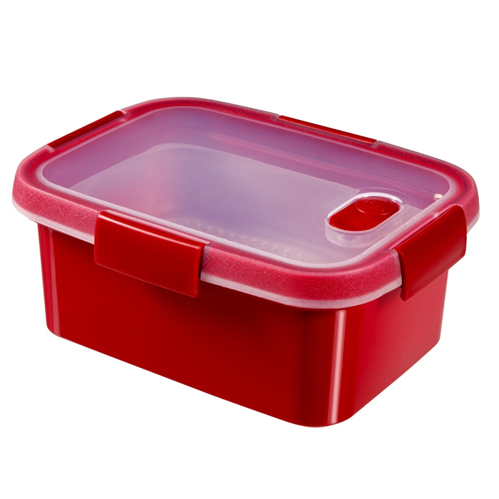CHREVER CHREVER MICROWAVE ECO Dampfer Rechteck 1.2l rot