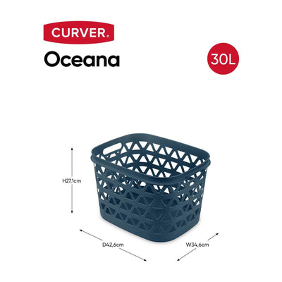 Curver Oceana Wäschekorb 30l 42x34x27cm