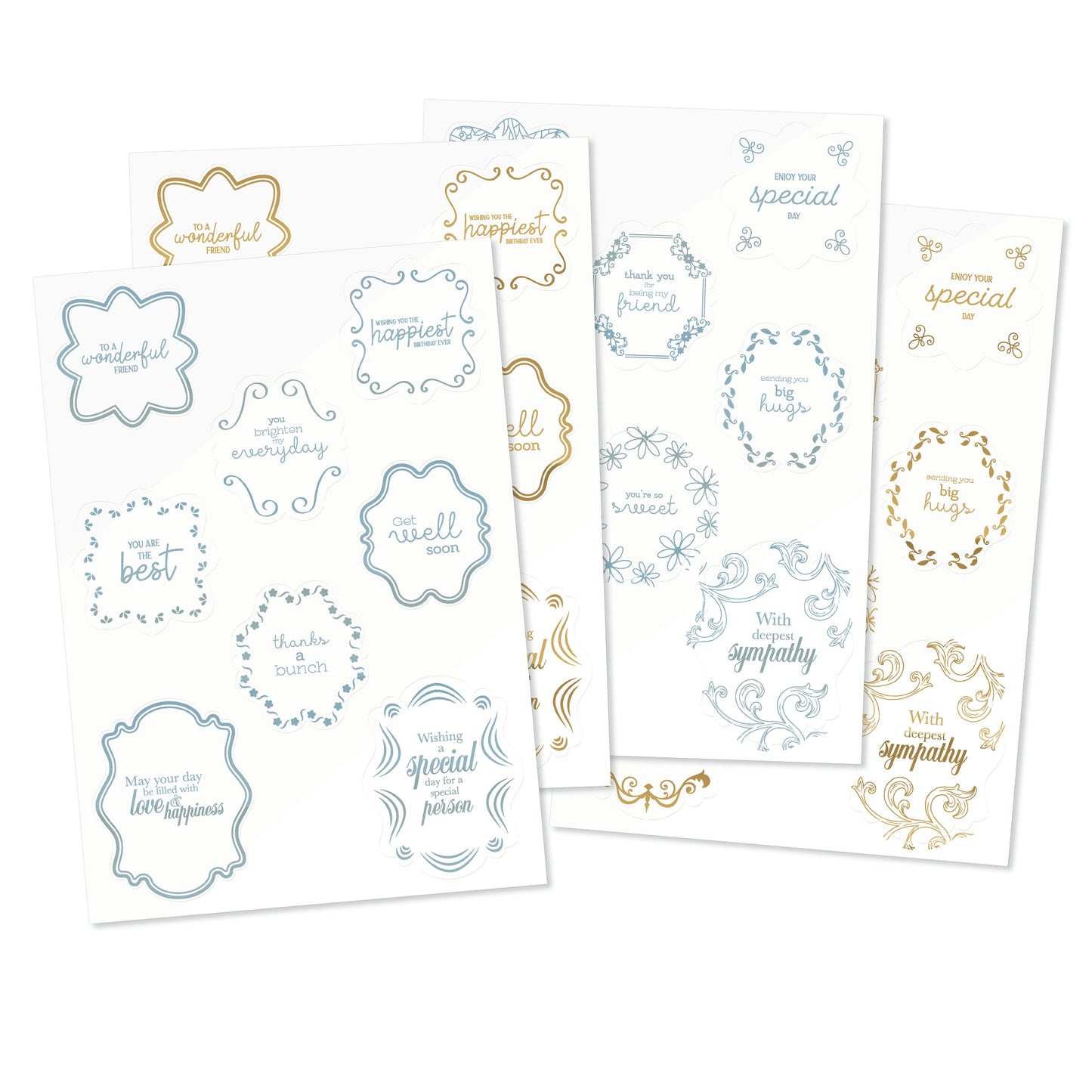 Tonic Studios • Essentials Folienpackung Topper Sentiment