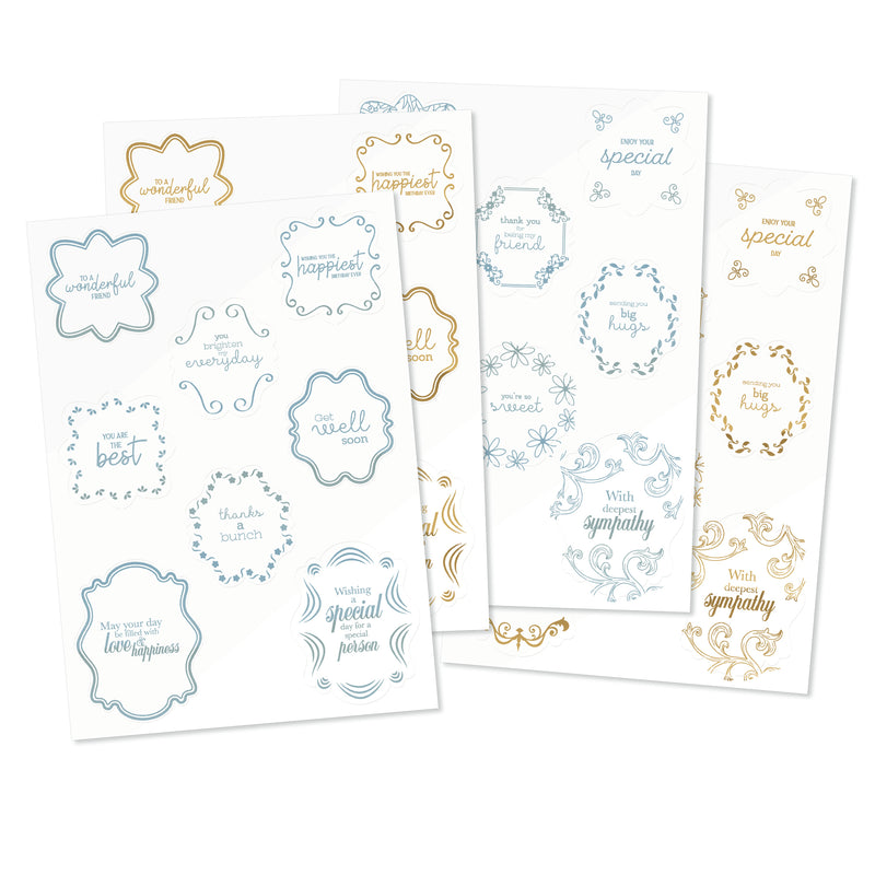 Tonic Studios • Essentials Folienpackung Topper Sentiment