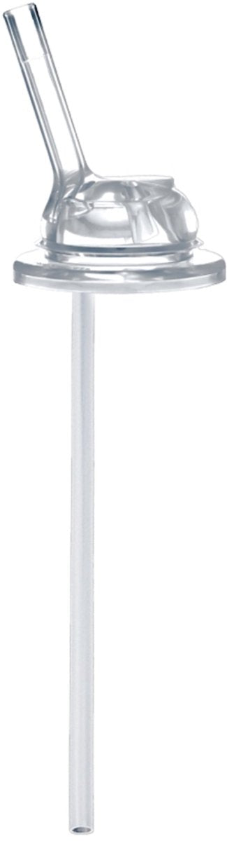 Pura Silikon-Strohhalm Kiddo + Reinigungsbürste – passend für Flaschen (325 550 ml) – auslaufsicher – BPA-frei