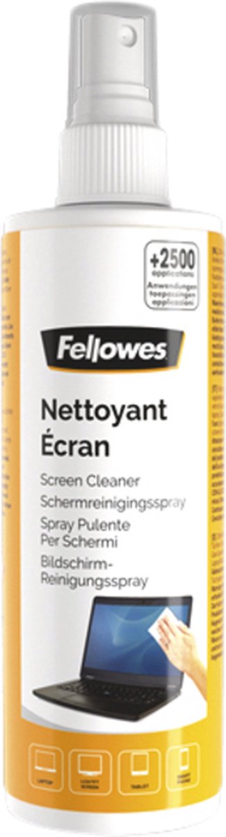 Fellowes Screen Cleaner Bildschirmreinigungsspray – 250 ml
