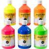 Creativ Company Acrylfarbe Neon, Neonfarben, 6x500 ml 1 Dose