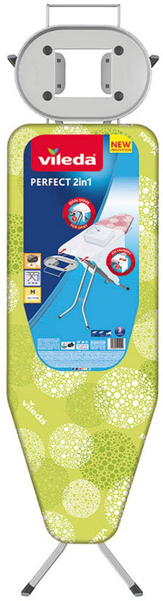 Vileda Bügelbrett Perfect 161266 122 x 44 cm grün Metall Kunststoff 2 in 1