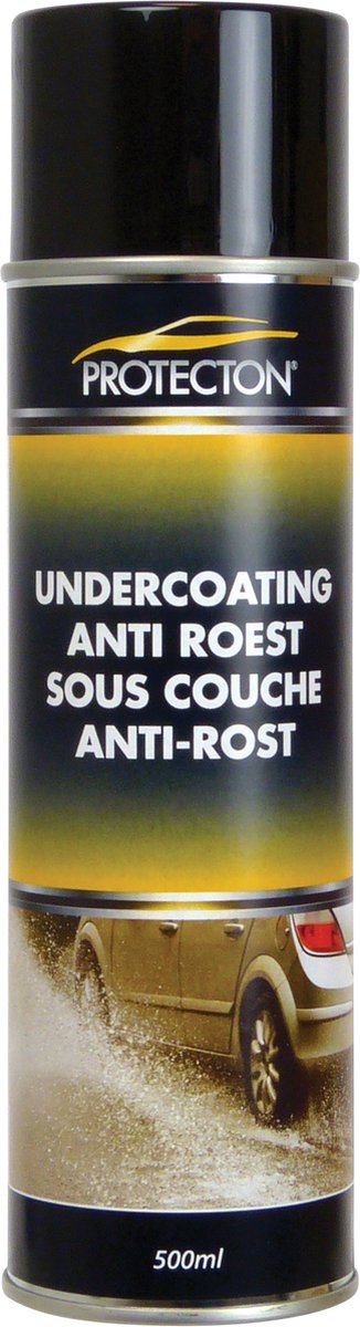 Protecton Anti-Rost – Schutz vor Rostbildung – schallabsorbierende Eigenschaften – greift den Lack nicht an – in der praktischen Sprühdose – 500 ml