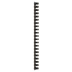 Binderücken GBC Kunststoff A4 19 mm schwarz 165 Blatt