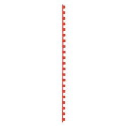 Binderücken GBC Kunststoff A4 8 mm rot Kapazität 45 Blatt