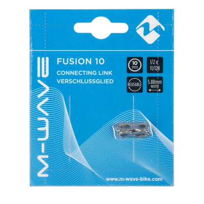M-Wave Kettenglied Fusion 1 2 x 11 128 Stahl 10S silber