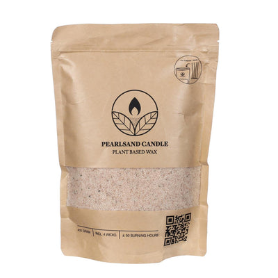 Ideen 4 Jahreszeiten Kerze Sand Perlen und Kerze 400gr Sand