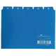 Trennblätter, langlebig, A6, 10,5 x 14,8 cm, 25 mm, blau