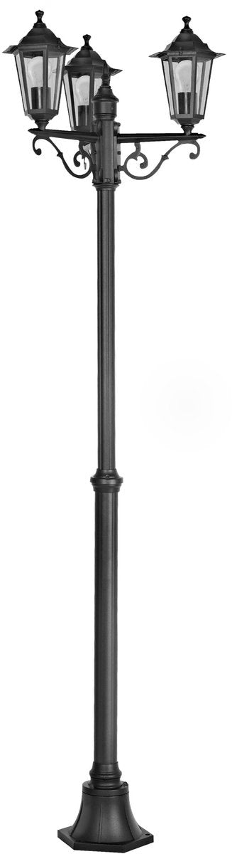 Eglo Laterna 4 Sockelleuchte - Stehleuchte - Außen - E27 - 192 cm - Schwarz