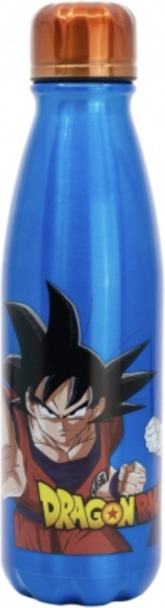 Stor Dragon Ball Z Trinkbecher aus Aluminium – Trinkflasche 600 ml – 23,5 cm hoch
