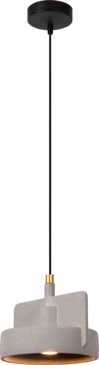 Lucide Ninja - Hängelampe - ø 20 cm - 1xE27 - Grau - Japandi