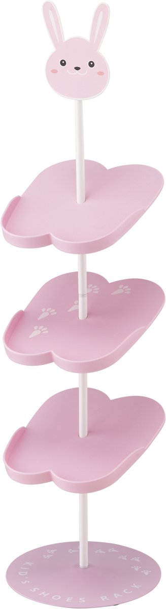 Yamazaki Schuhregal für Kinder – Kaninchen – Rosa
