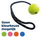 Happy Pet Tough Toys Floater Gummiball Seil sort