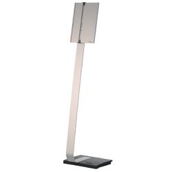 Abi-Informationstafel aus robustem Aluminium, Glas, A4, 1,11 m