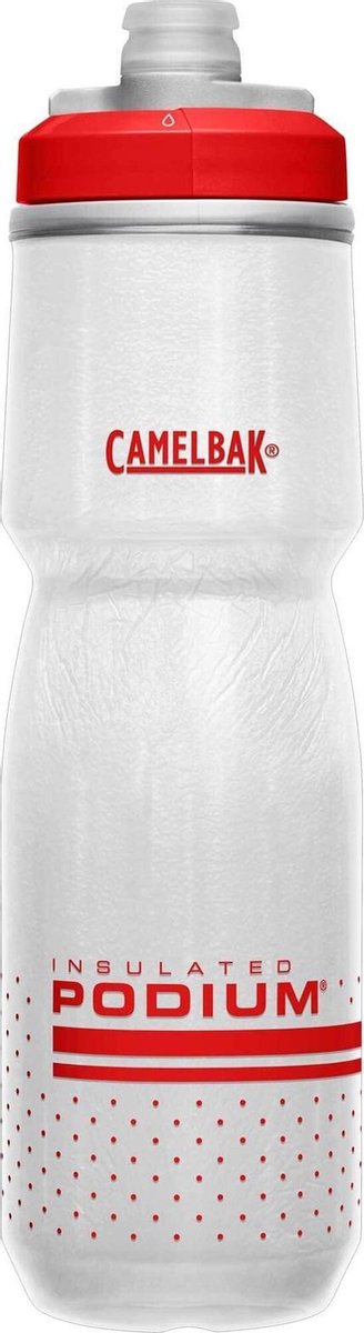 Camelbak Wasserflasche – weiß – rot