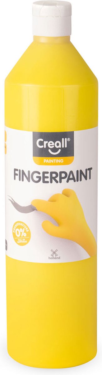 Creall Fingerfarbe Erhalt -frei gelb, 750 ml