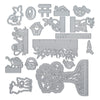 Tonic Studios • Essentials Wilderness Adventures Stanzformen-Set, Gartenpicknick