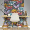 Niederländische Wandverkleidung Niederländische Wandverkleidung Wallpaper Graffiti Multifarbene L179-01