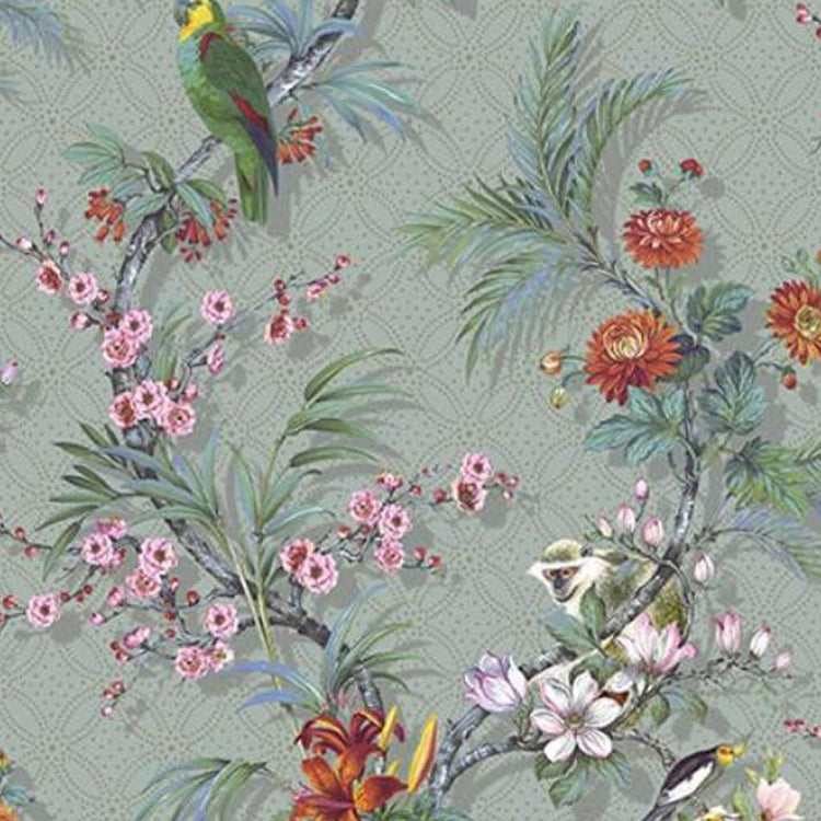 Niederländische Wandverkleidung niederländische Wandverkleidung Tapete Tropical Grey
