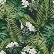 Niederländische Wandverkleidung niederländische Wandverkaufswallpaper Eden schwarz und dunkelgrün - afbeelding 2