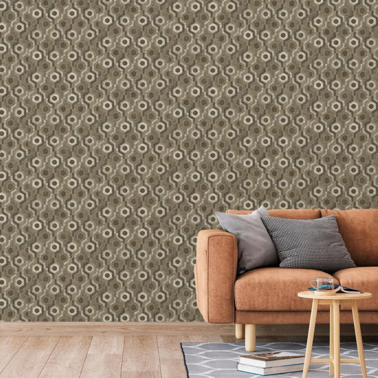 Niederländische Wandverkleidung niederländische Wandverkaufswallpaper Galaktisch braun und weiß