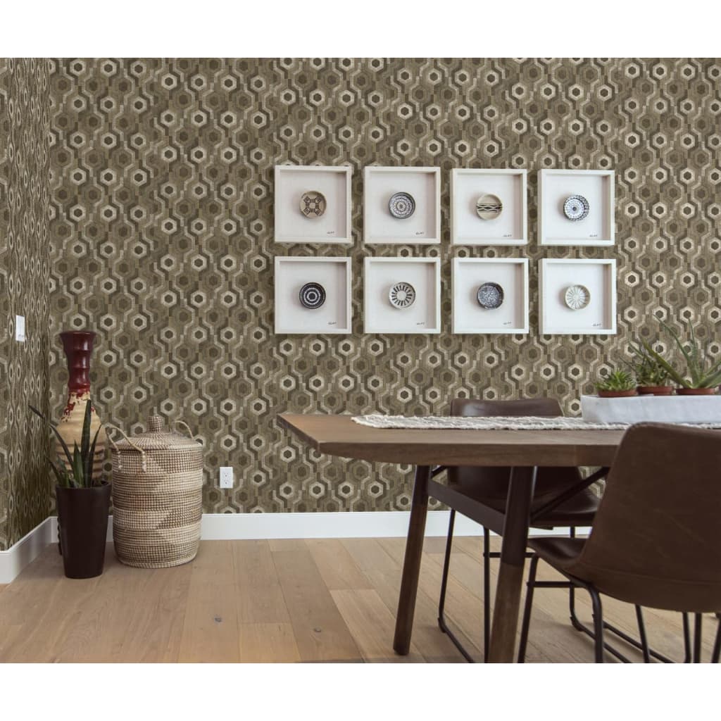 Niederländische Wandverkleidung niederländische Wandverkaufswallpaper Galaktisch braun und weiß