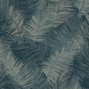 Niederländische Wandverkleidung Niederländische Wandverkauftapapel Palm Benzin Blauw