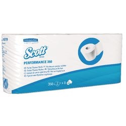 Toilettenpapierrollen Scott 350 weiß 64 Stück