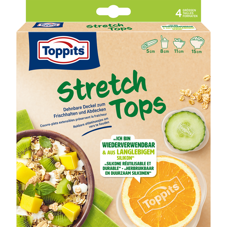Belebungen belegen Stretch Tops 5-15 cm