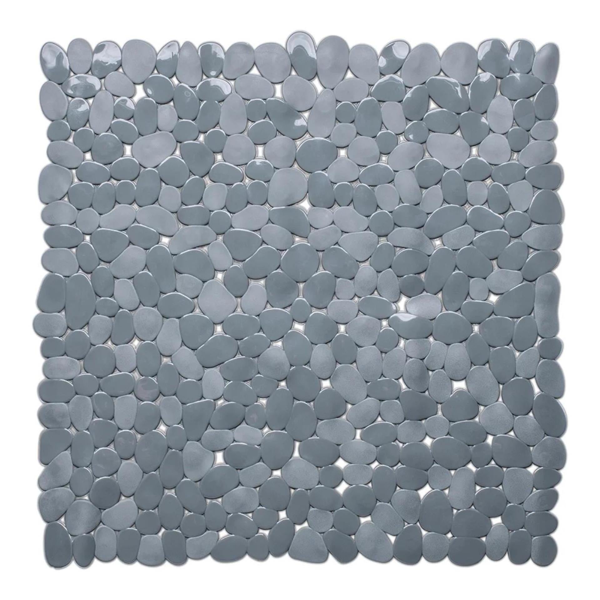 Wicotex Duschmatte Anti-Rutsch-Steine 53x53cm grau