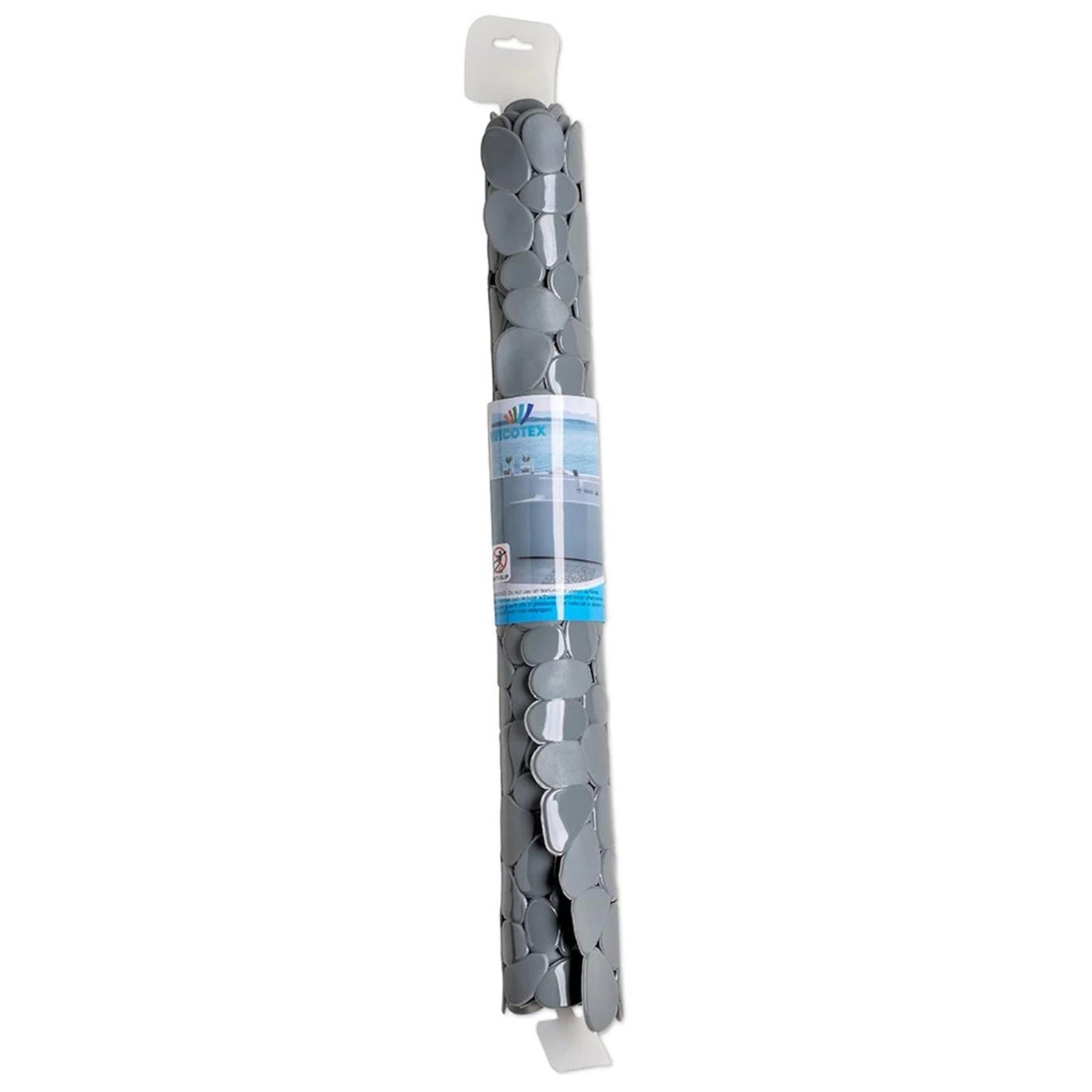 Wicotex Duschmatte Anti-Rutsch-Steine 53x53cm grau